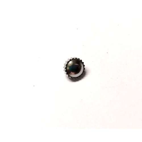 Watch parts- 1 crown  stainless STEEL- sizes W6.3mm H4.3mm -Watchmaker Treasure