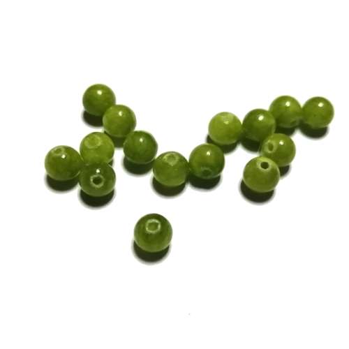 Beads / Gemstone - Dyed Jade - Beads   - 6mm - 15pcs/ Beads for crafting