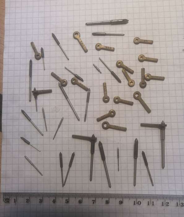 CLOCK parts - `Mitnehmer` in a box -Watchmaker Treasures