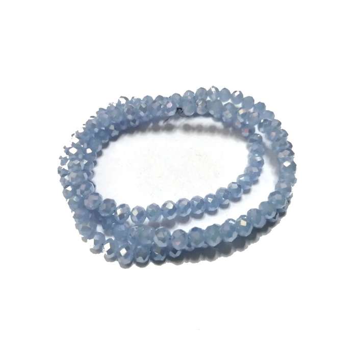 Beads - Crystal Beads - 4mm - shiny purple blue  +/- 130pcs String - Beads for crafting