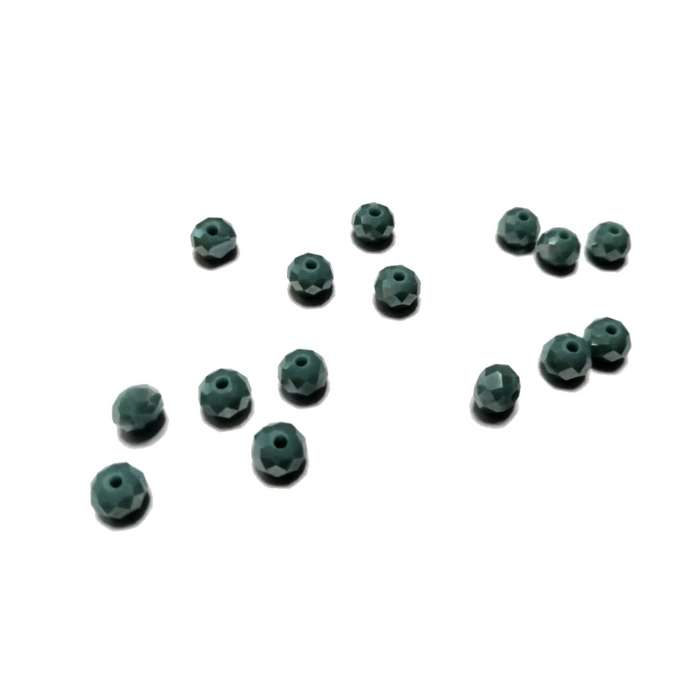 Beads / Crystal Beads -6mm- shiny light blue- 15pcs / beads for crafting