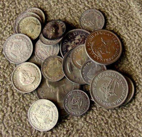 50% Silver coin lot --- 26 coins More than 1 OZ PURE Silver !
