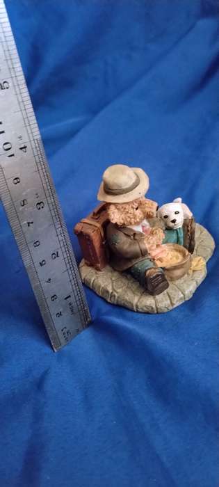Bear with White Puppy Dog Ornament.