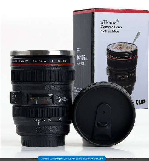 Camera Lens thermal cup. Gift Idea