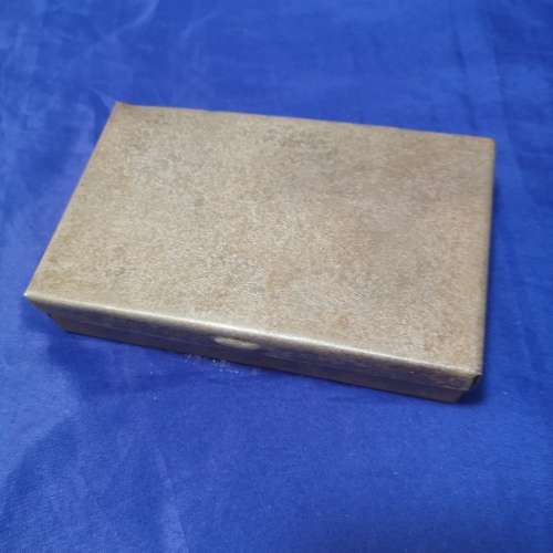 Empty steel vintage tool tin (small)