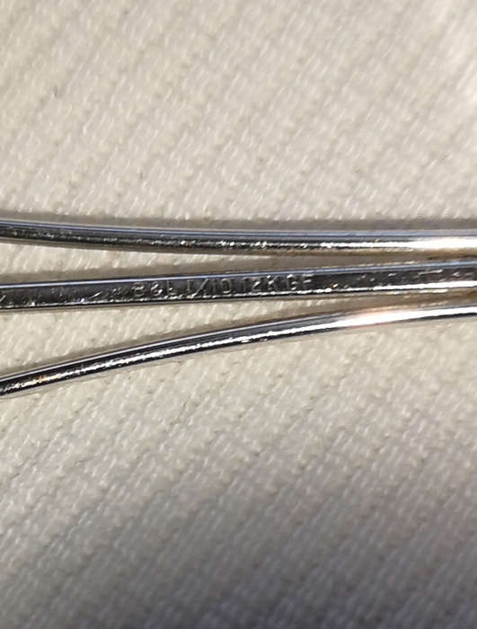 Bausch & Lomb- Vintage Cat Eye Glasses 1/10 12k GF. White Gold filled Eyewear Blue 1950s RARE