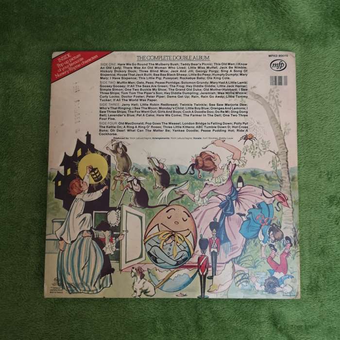 Nursery Rhymes- My Favourite Double Vinyl. With Popup Cover