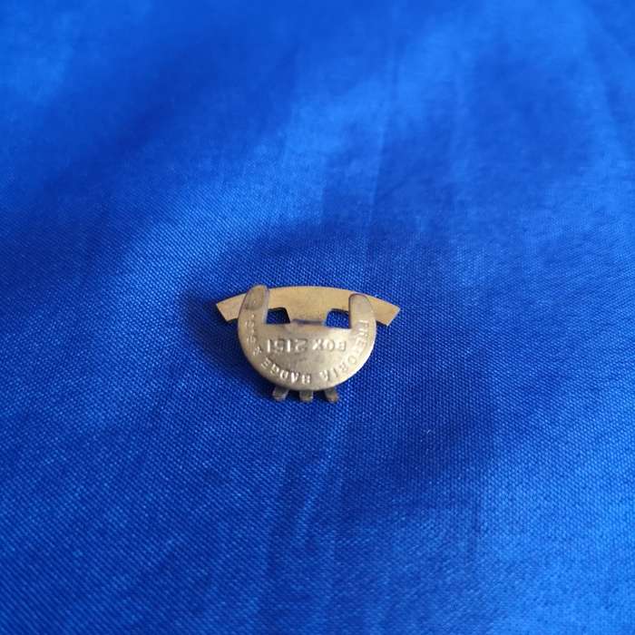 Easter Hockey Festival- Fine badge-brass