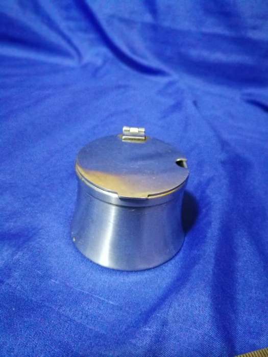 A Robert Welch (1929-2000) for Old Hall England. 18/8 stainless Steel mini sugar bowl