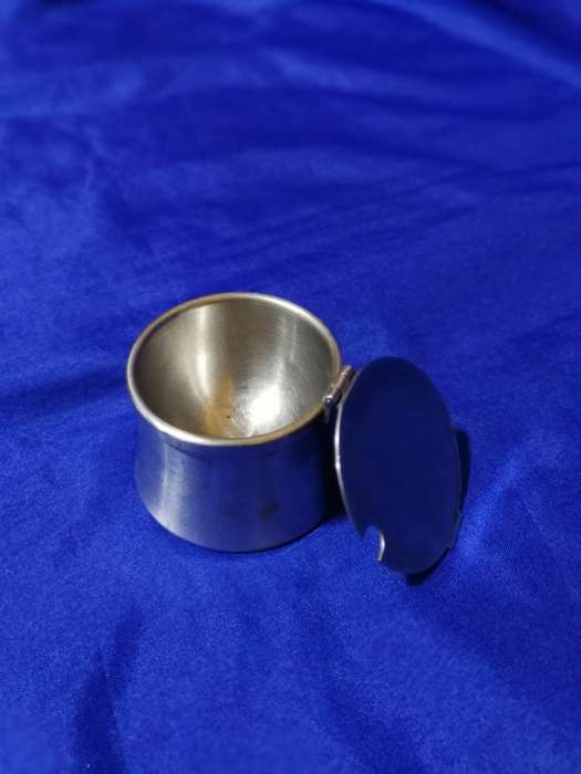 A Robert Welch (1929-2000) for Old Hall England. 18/8 stainless Steel mini sugar bowl