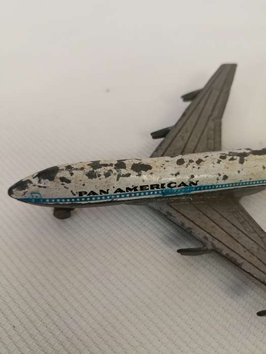 PAN AM AIRLINES VINTAGE PLAYART BOEING 747 Die-cast airliner 1980s
