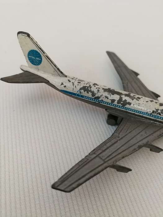 PAN AM AIRLINES VINTAGE PLAYART BOEING 747 Die-cast airliner 1980s