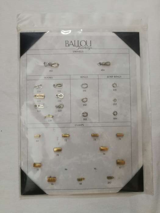 Jewellers Findings assorted - vintage Ballou USA
