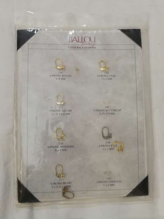 Jewellers Findings assorted - vintage Ballou USA