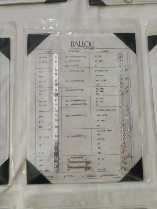 Jewellers Findings assorted - vintage Ballou USA