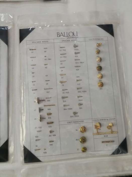 Jewellers Findings assorted - vintage Ballou USA
