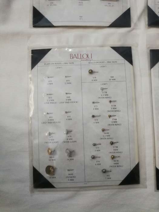 Jewellers Findings assorted - vintage Ballou USA