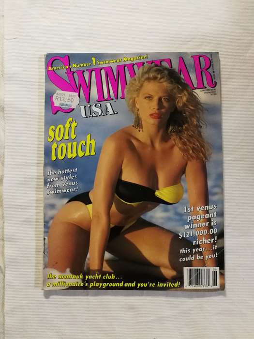 CANDICE DALY SWIMWEAR USA Magazine June 1990 HI GRADE! Venus Swimsuits