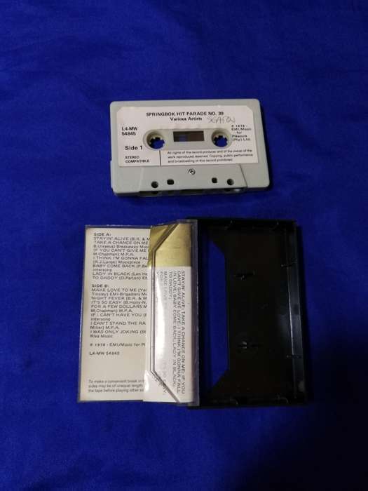 Springbok Hit Parade 39. SA Top 14 1978. Cassette/ Tape