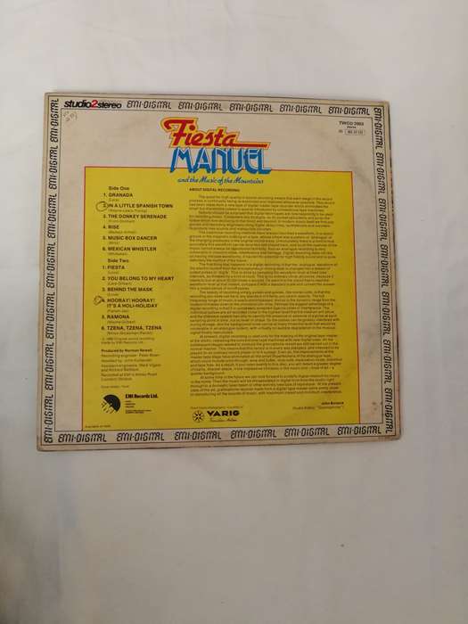 Manuel And The Music Of The Mountains  Fiesta - Vinyl LP Record