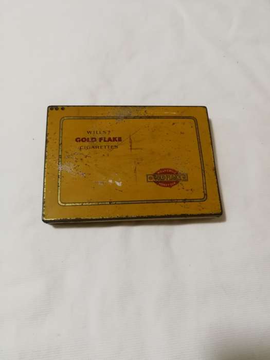 WILL`S GOLD FLAKE VINTAGE CIGARETTE TIN. Wills Bristol & London
