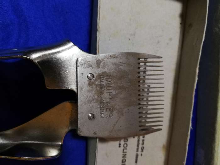 Hauptner Solingen Dog shears. Rare Vintage. Made in Germany