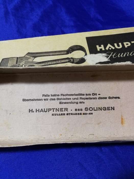 Hauptner Solingen Dog shears. Rare Vintage. Made in Germany
