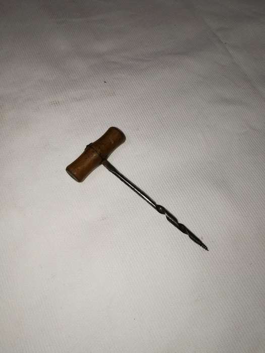 Antique Wooden Handled Twist Gimlet/ awl