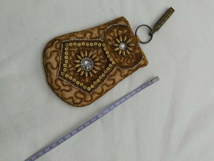 Vintage Eastern Sari Wallet, Keyholder/ Cellphone pouch