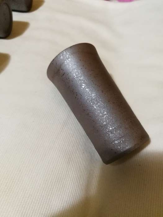 Japanese Graphite ceramic thin walled drinking tumblers. Four available as a set