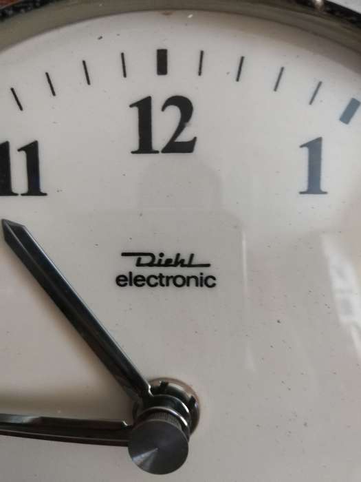 Diehl Electronic ceramic wall clock- Made in Germany