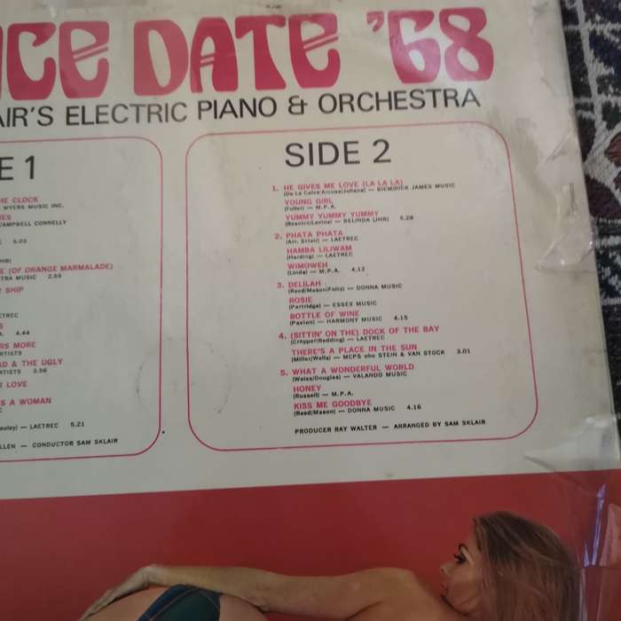 Sam Sklair  Dance Date '68 - Vinyl LP Record
