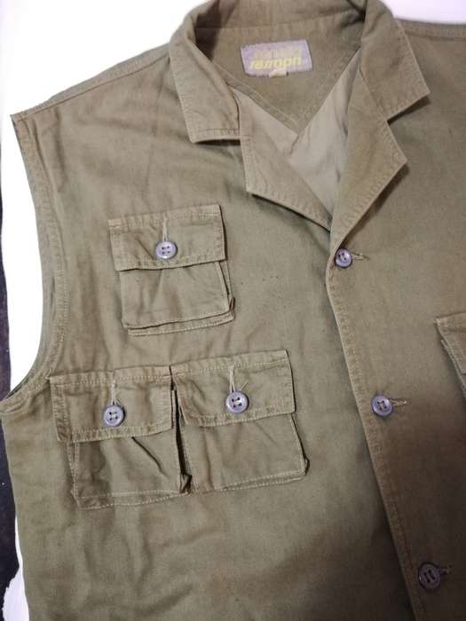 Ronald Sassoon Commando style Unisex Utility Waist coat. Size S