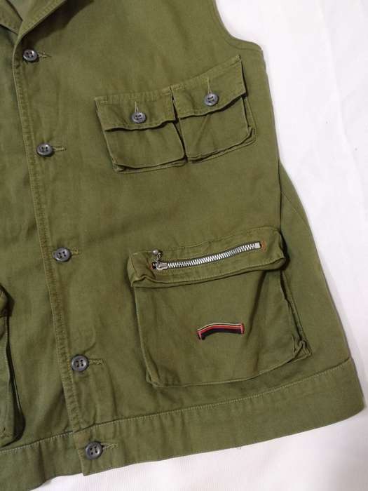 Ronald Sassoon Commando style Unisex Utility Waist coat. Size S