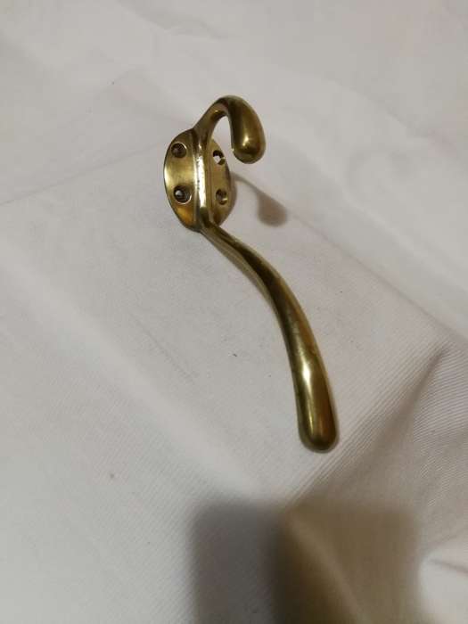 Vintage Hat Rack / Art Deco / Towel Rack / Handmade Brass / Coat Rack / Elegant Wall Hooks / Wall Mo