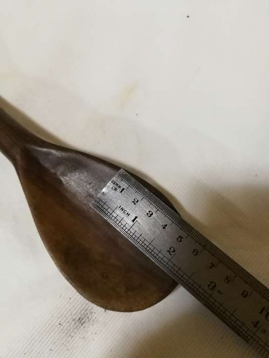 Vintage Carved Wooden African Spoon