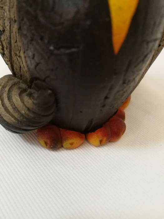 Cat handicraft clay unique piece handmade-