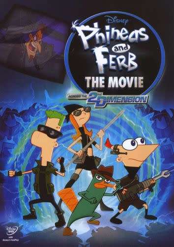 Phineas And Ferb - Across The 2nd Dimension (DVD)