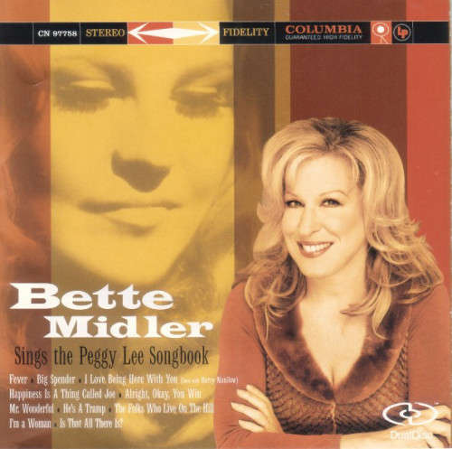 Bette Midler - Sings The Peggy Lee Songbook (CD and DVD) [Jewel case used]