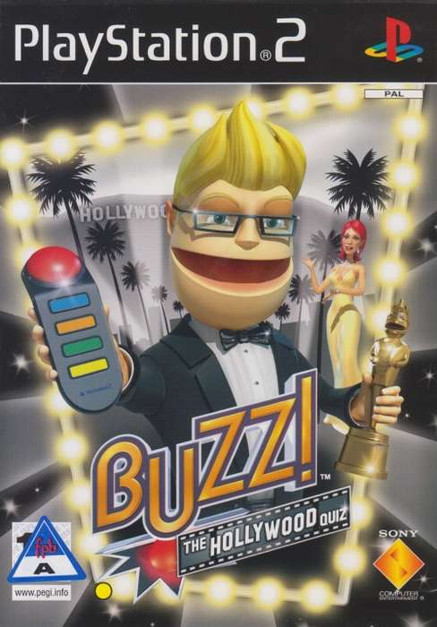 Buzz! The Hollywood Quiz (PS2) [No Manual]