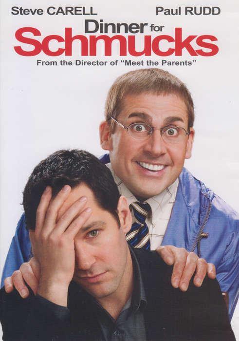 Dinner For Schmucks (DVD) [Sticker on spine of paper sleeve]