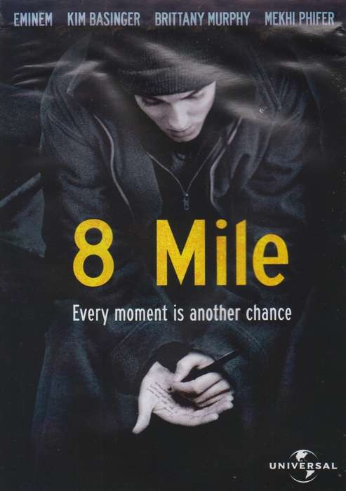 8 Mile (DVD) [Water stain mark on paper insert]