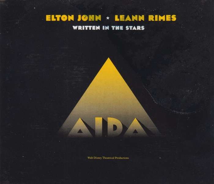 Elton John and LeAnn Rimes - Written In The Stars (CD Single)[Jewel case used]