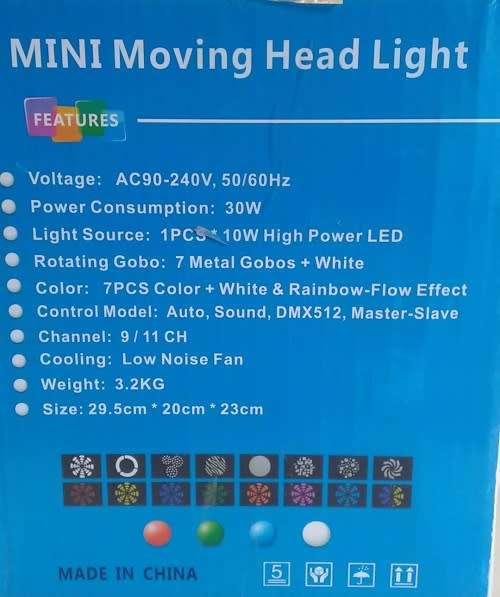 LED 30watt Mini Moving Head  Moving spot