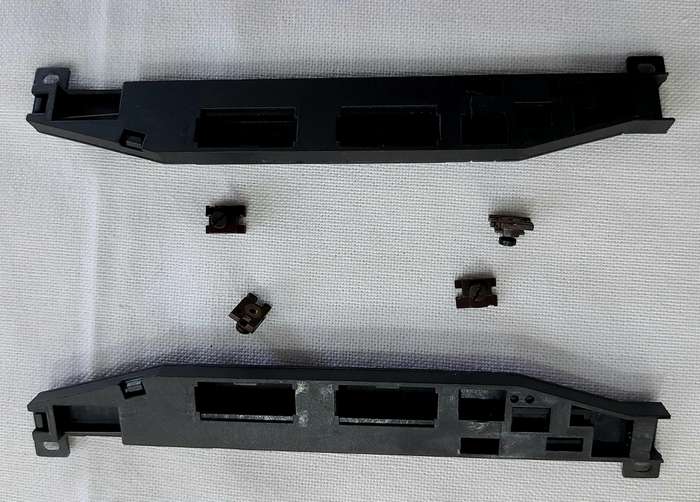 ROCO manual turnout mechanism, one left and one right