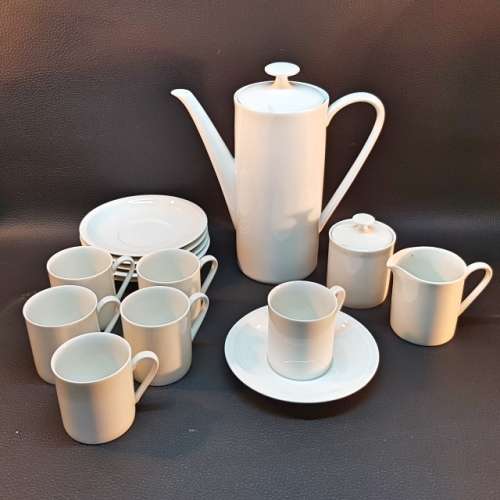 Brilliant White Arzberg Mocca Tea Set (Perfect Condition)