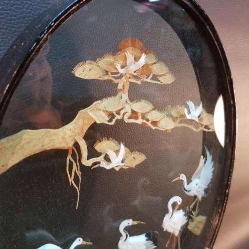 Highly Collectible Large Oriental Miniature Cork Scene!!!