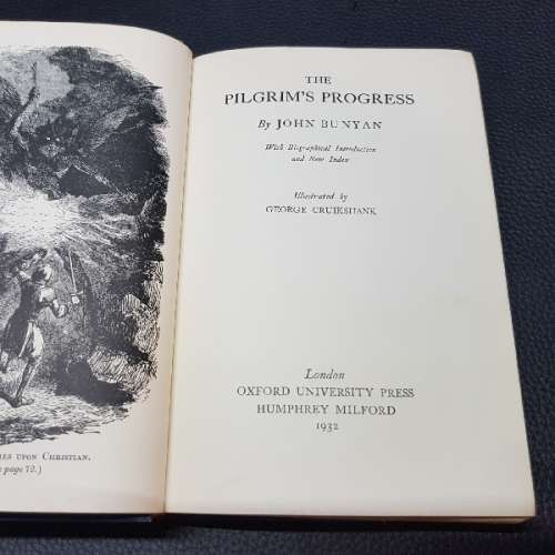 RARE 1932 The Pilgrim's Progress by John Bunyan