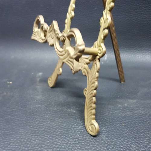 RARE!!! Ornate Solid Brass Picture Easels!!! (Two Available)