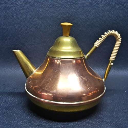 Original vintage Dutch Copper and Brass Tea Pot!!!